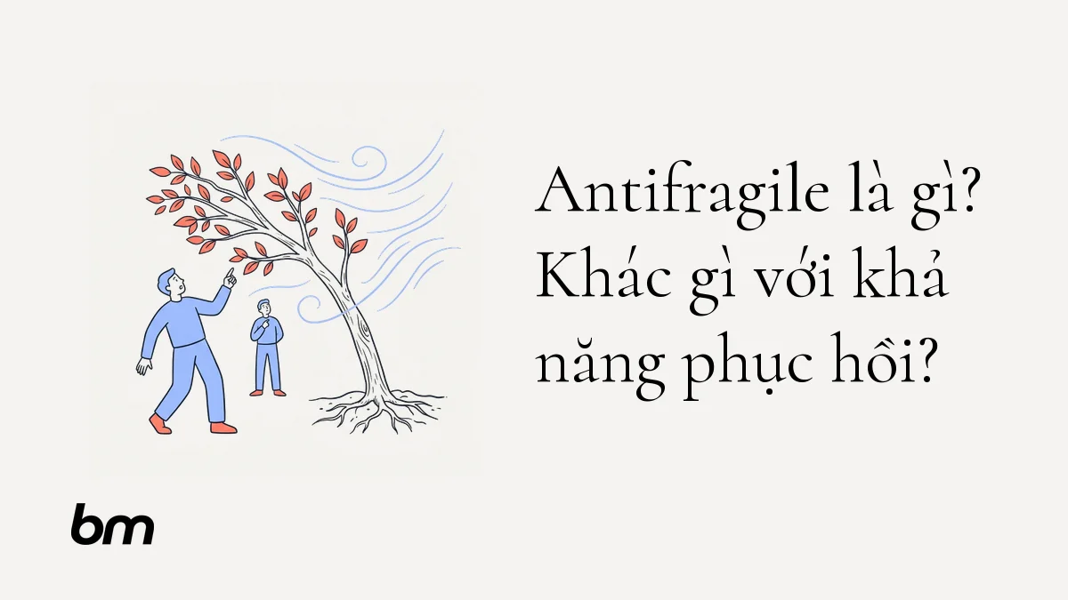 Minh họa cho Antifragile là gì? Khác gì với khả năng phục hồi?: Một cây non nghiêng theo gió nhưng mọc thêm nhánh mới, gợi ý rằng áp lực có thể thúc đẩy sự phát triển thay vì chỉ được chống chịu.