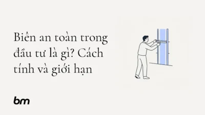 Minh họa cho Biên an toàn trong đầu tư là gì? Cách tính và giới hạn: Một nhà đầu tư đo khoảng trống giữa hai vạch giá trị, biểu thị biên an toàn như một vùng đệm hữu hạn chứ không phải lời bảo đảm.