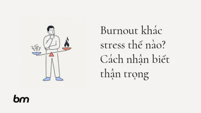 Minh họa cho Burnout khác stress thế nào? Cách nhận biết thận trọng: Một người đứng giữa hai chiếc cân đơn giản: một bên là những gợn sóng căng thẳng, bên kia là ngọn lửa nhỏ đã tắt, gợi việc quan sát khác biệt mà không tự kết luận.