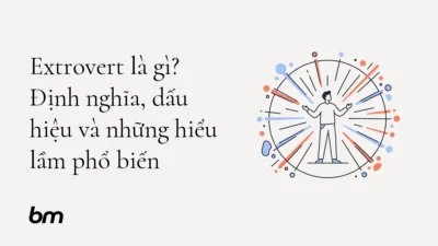 Minh họa cho Extrovert là gì? Định nghĩa, dấu hiệu và những hiểu lầm phổ biến: Một nhân vật đứng ở tâm vòng tròn, với các đường nét tỏa ra ngoài kết nối tới những chấm nhỏ xung quanh — ẩn dụ năng lượng được nạp từ thế giới bên ngoài thay vì từ bên trong.