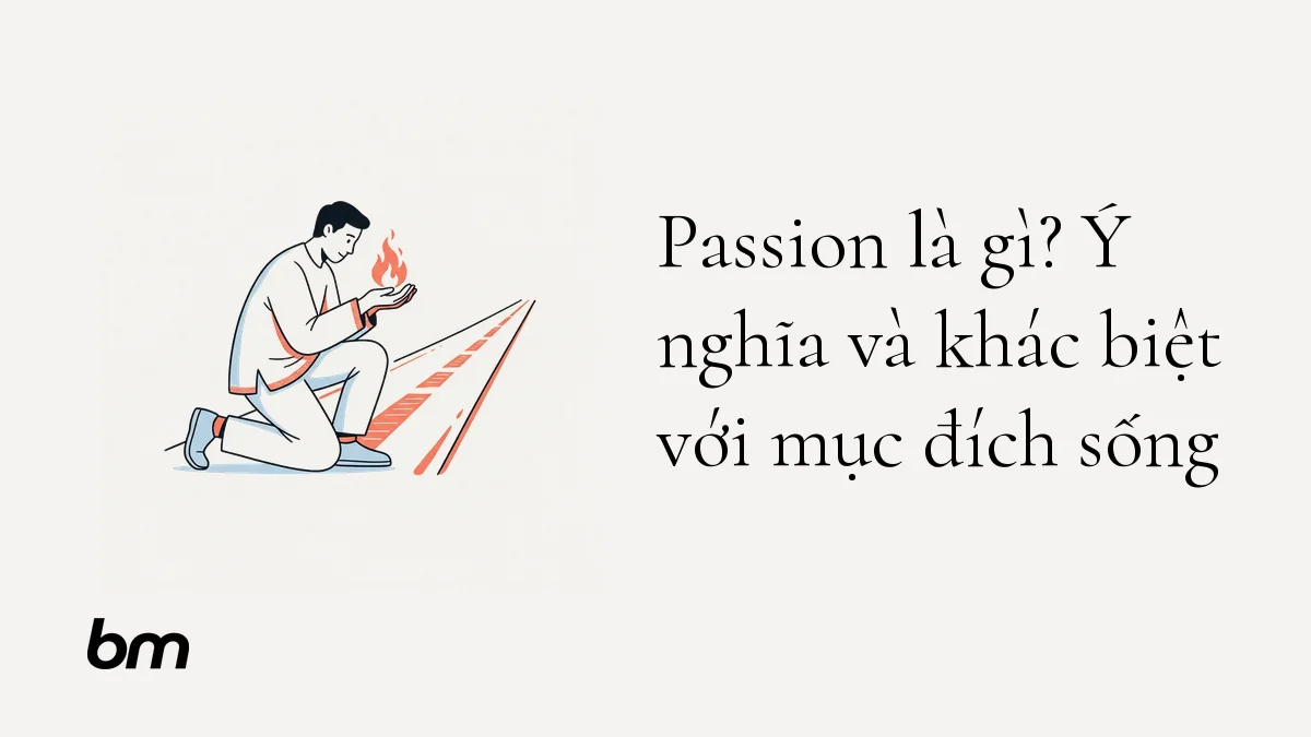 Minh họa cho Passion là gì? Ý nghĩa và khác biệt với mục đích sống: Một người nâng niu ngọn lửa nhỏ trong tay, bên cạnh một con đường kéo dài về phía trước; ngọn lửa biểu thị passion, còn con đường biểu thị mục đích sống.