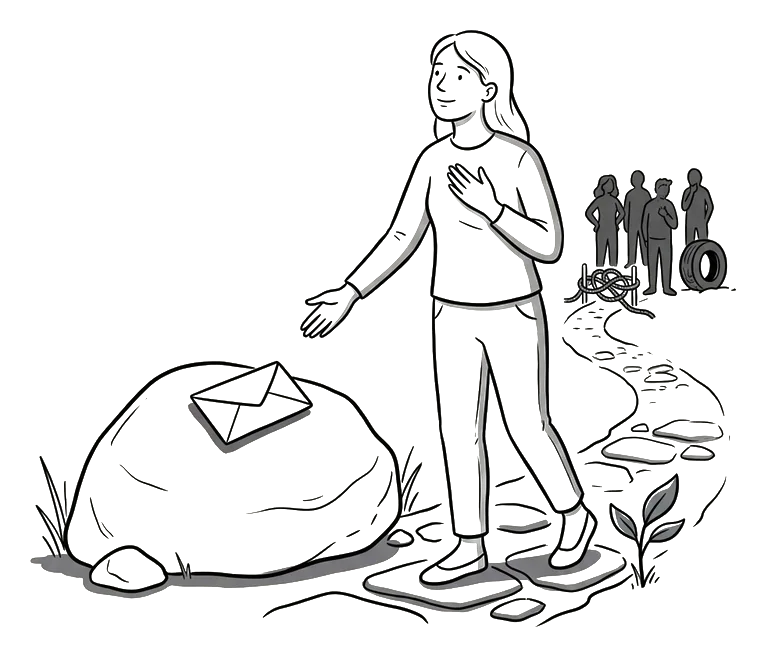 Minh họa cho Ba thành phần của self-compassion